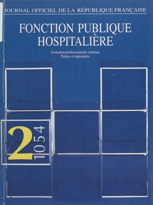 cover image of Fonction publique hospitalière (2)
